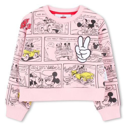 MARC JACOBS Disney Cropped Sweatshirt 3-10Y